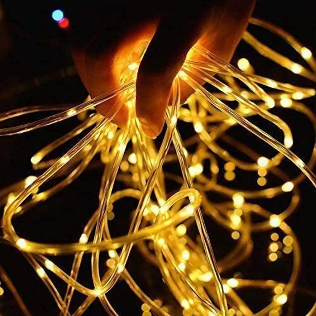Solar LED Strings Lamp Waterproof Outdoor 300 Lights 8 Mode Garden Zpaxo