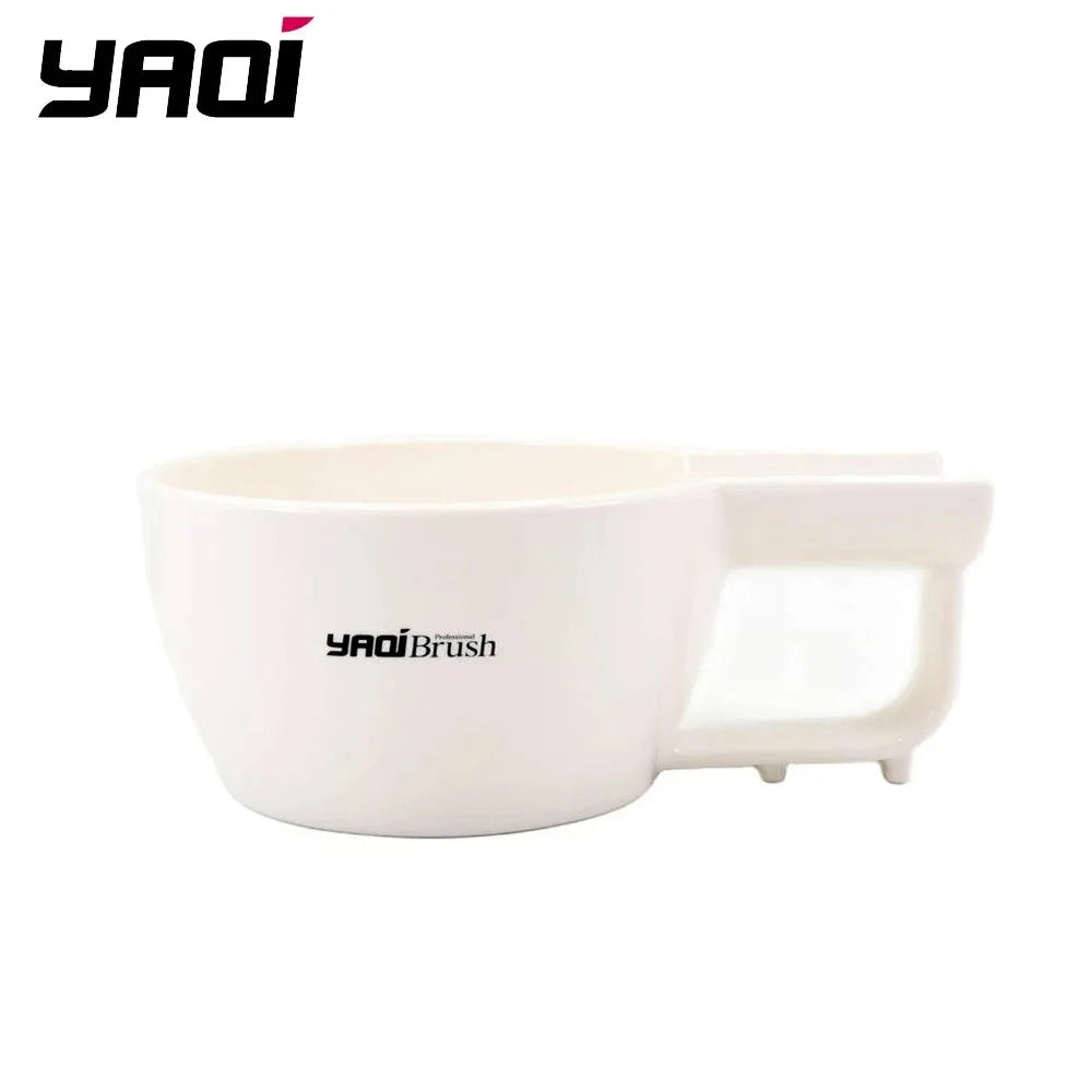 YAQI High Quality 5 Colors Shaving Bowl For Men Shaving Brush Solid Color Simple Fashion Plastic Mens Professional Shaving Bowl Zpaxo AB016