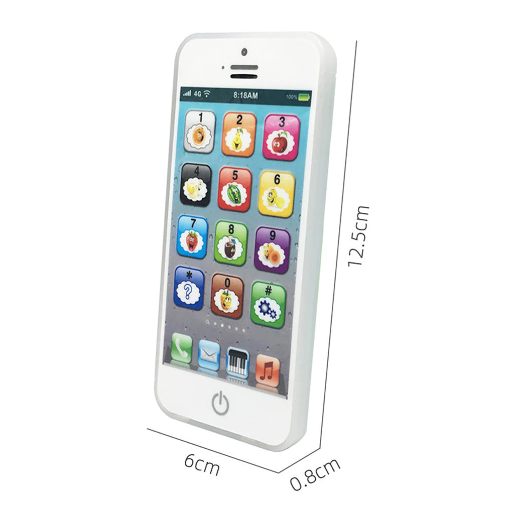 Baby Early Educational Toy English Learning Machine Music Light Touch Screen Mobile Learning Phone Toy Early Child Development Zpaxo
