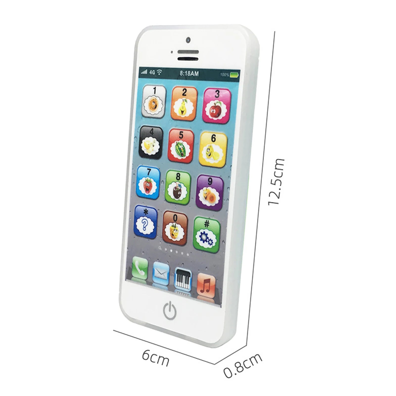 Baby Early Educational Toy English Learning Machine Music Light Touch Screen Mobile Learning Phone Toy Early Child Development Zpaxo