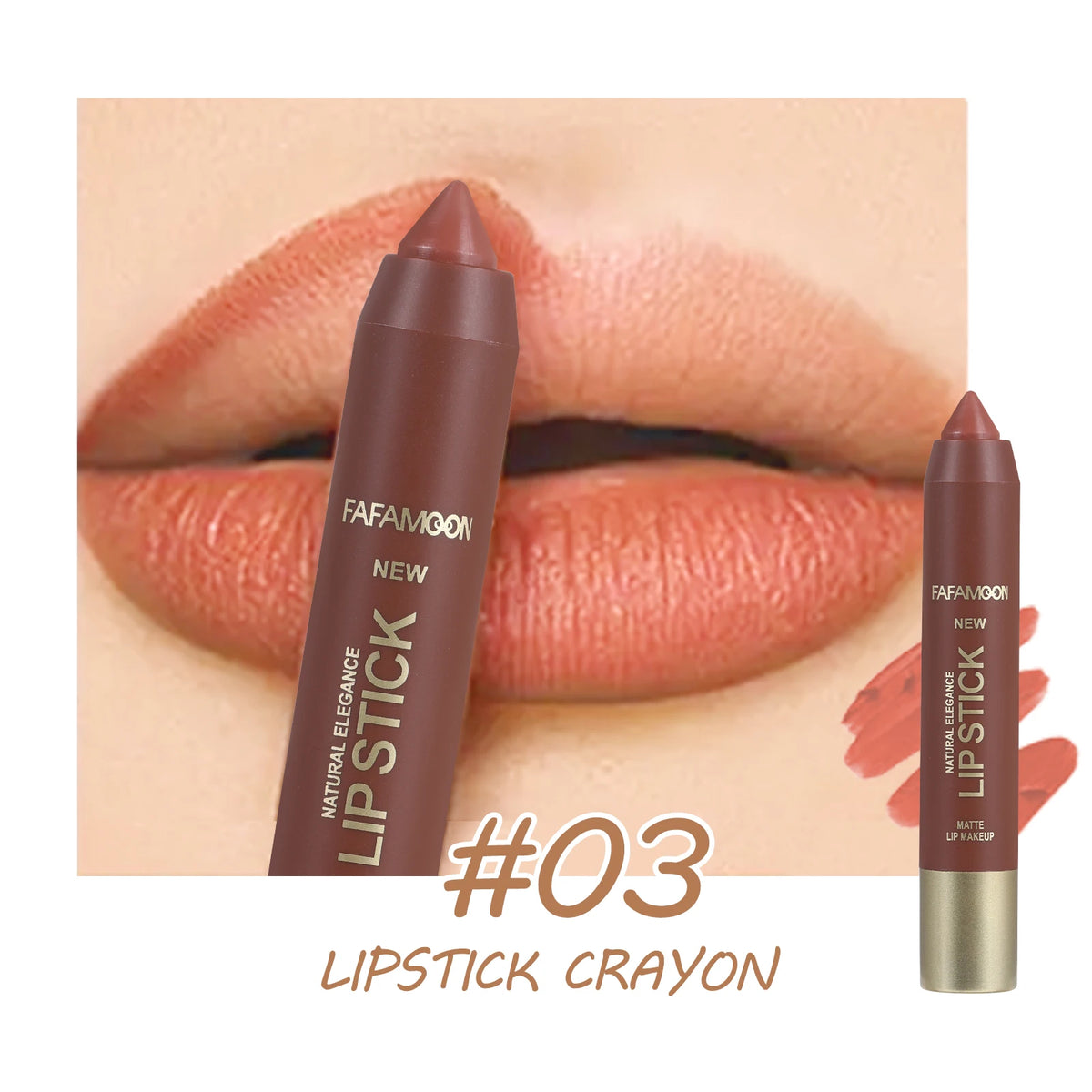 Lipliner Durable Waterproof Easy Slippery Suitable All Skin Types Zpaxo FA2521-03