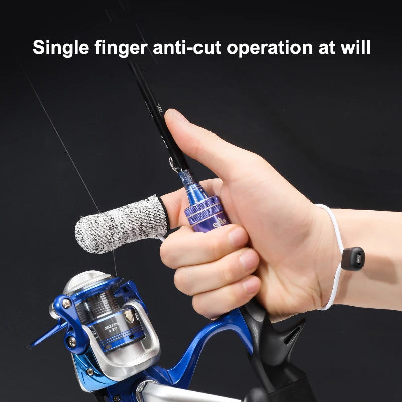Single Finger Protective Glove Finger Cover For Fishing Anti-cut Fishing Finger Protector Glove For Casting Control For Outdoor Zpaxo