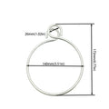 Stainless Steel Anchor Retrieval Ring Easy Installation Spare Parts Zpaxo 6mm-0.24in