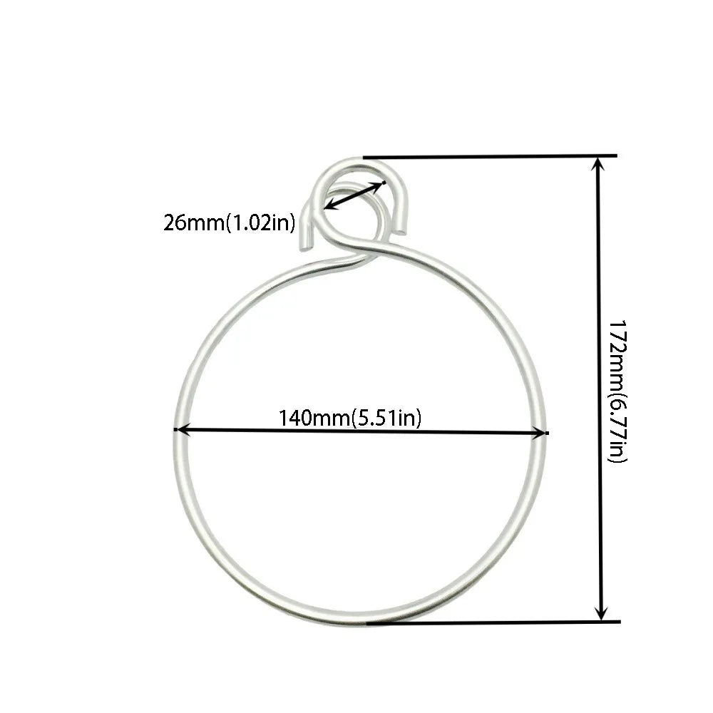 Stainless Steel Anchor Retrieval Ring Easy Installation Spare Parts Zpaxo 6mm-0.24in