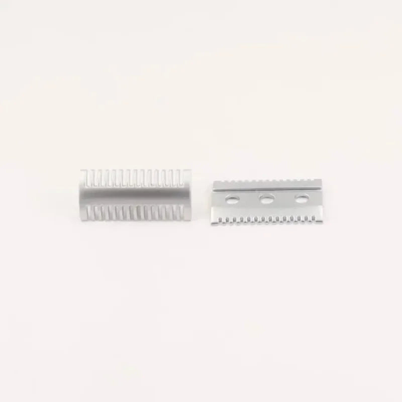 2026 Flash Sale Yaqi Matte Chrome Men's Safety Razor Head for Shaving - Durable Mellon Handle Shaving Razors Accessory Zpaxo