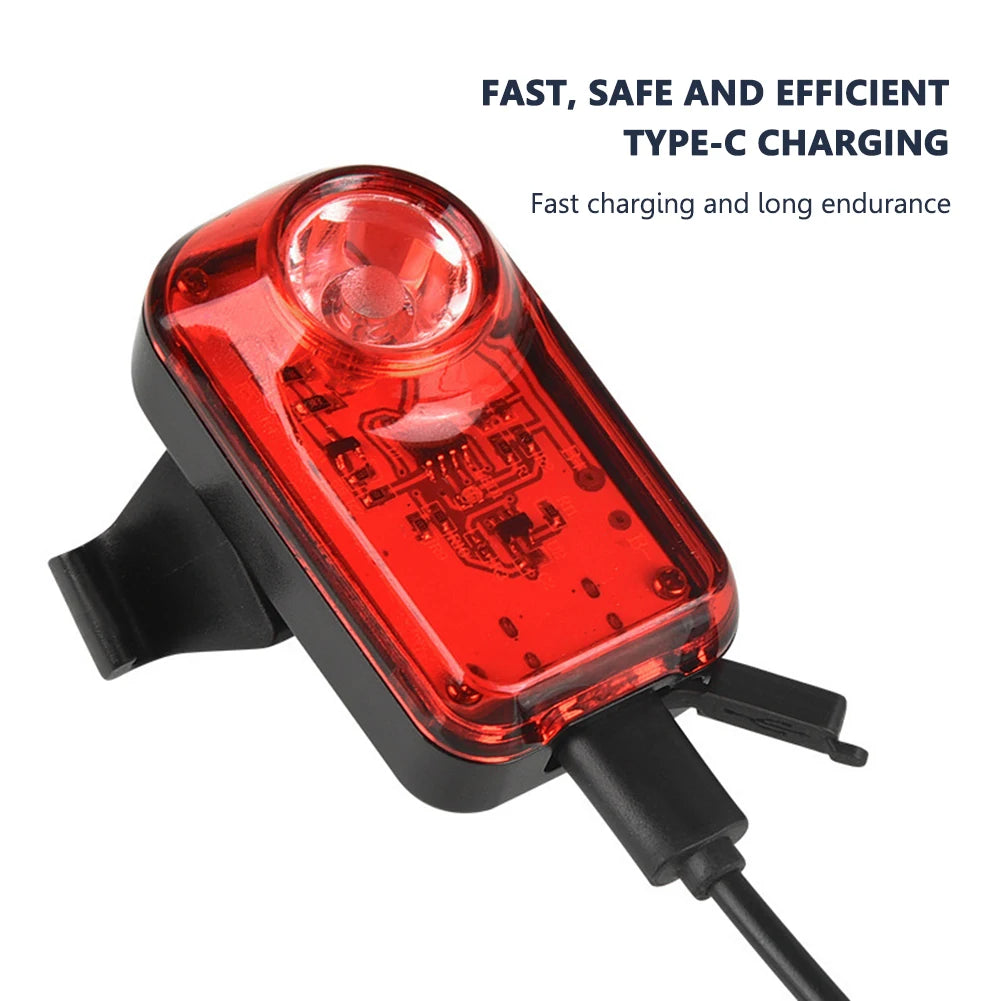Bicycle Light Rechargeable USB LED Bike Tail Waterproof Taillight MTB Zpaxo