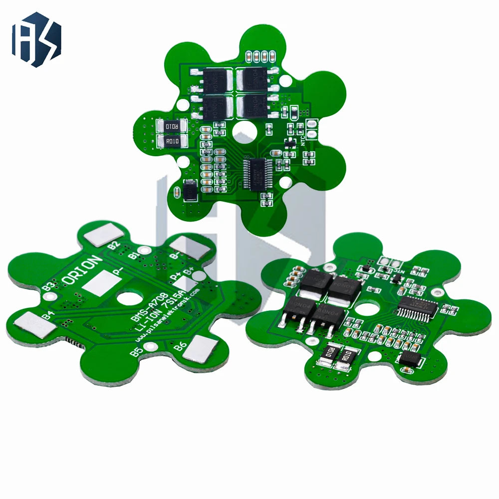 25 9V 7S 15A Balanced BMS PCM Lithium Battery Protection Board 24V Zpaxo
