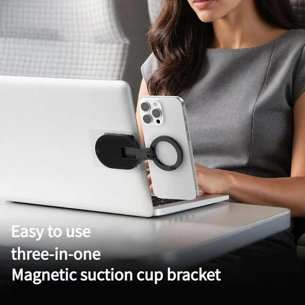 3-in-1 Magnetic Phone Holder – Suction Cup Wall Mount Stand Magnetic Phone Holder Zpaxo