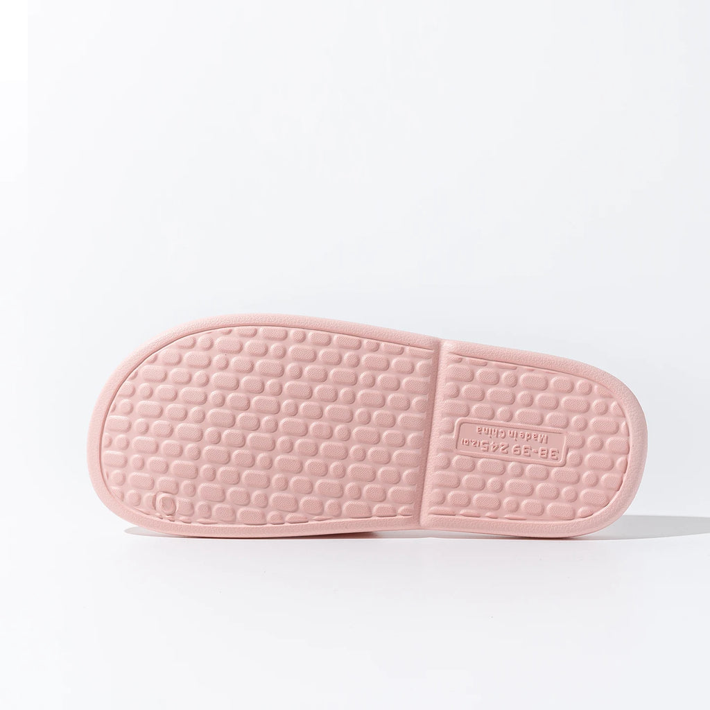 Ladies Portable Foldable Slides Lightweight Travel Slippers Non-slip
