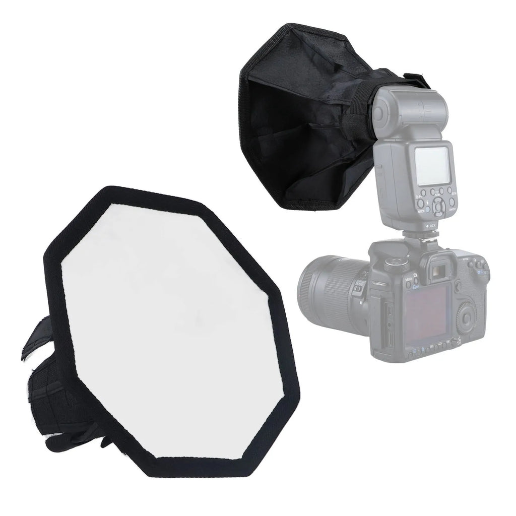 Camera Softbox Nylon Octagonal Foldable Flash Light Diffuser Storage