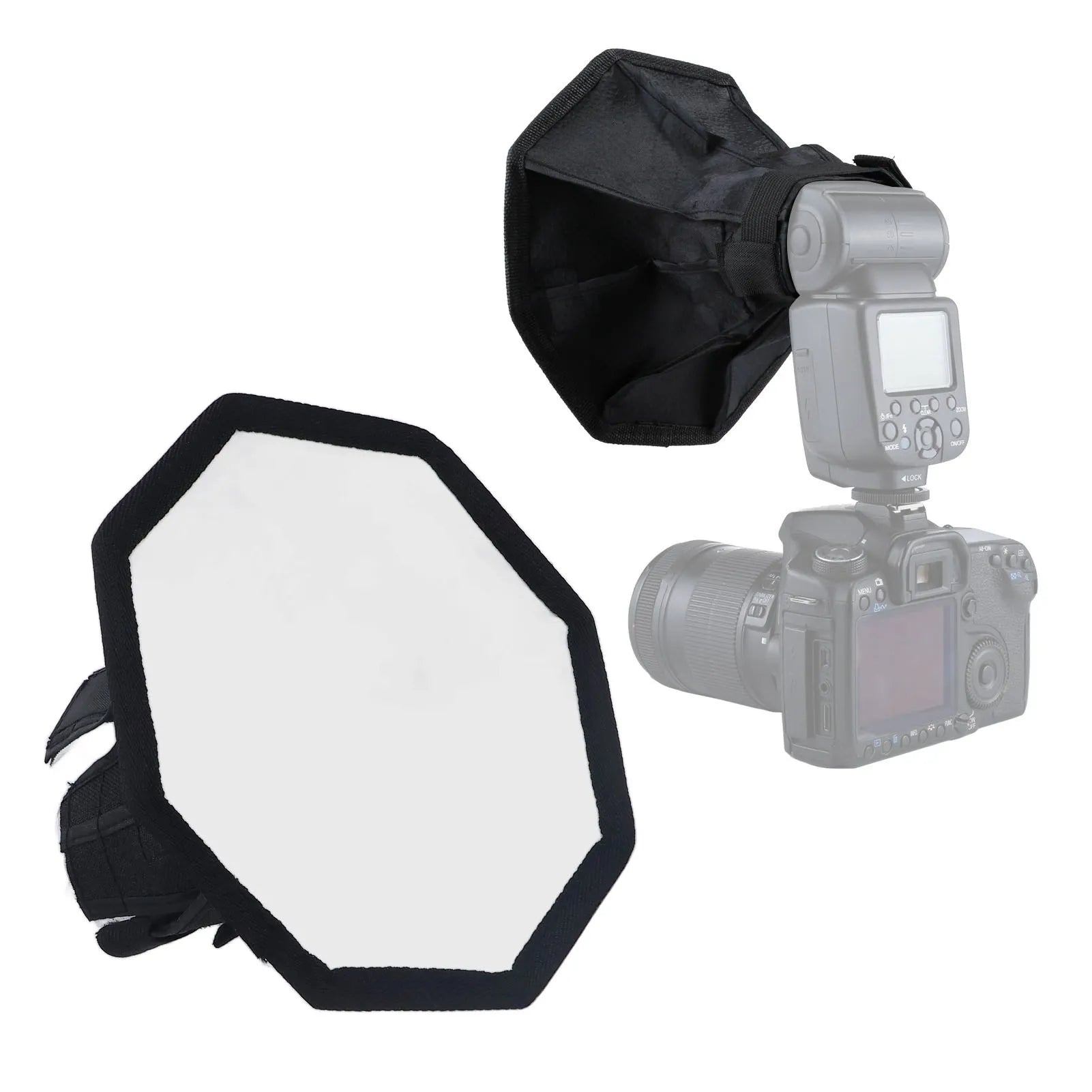 Camera Softbox Nylon Octagonal Foldable Flash Light Diffuser Storage