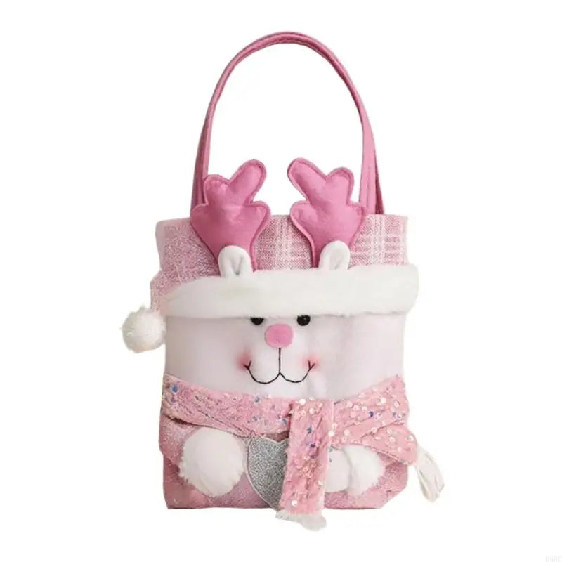 Christmas Supports Bag Cartoon Doll Candy Storage Lovely Holiday