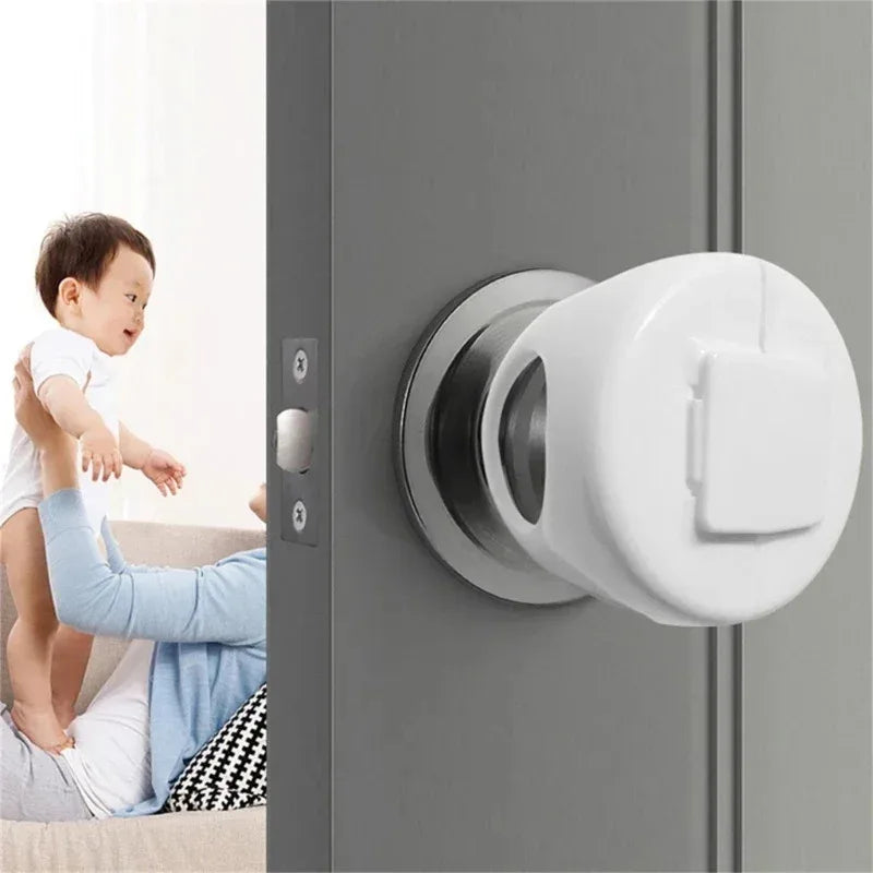 Baby Safety Door Lock Protective Cover Child Design Prevents