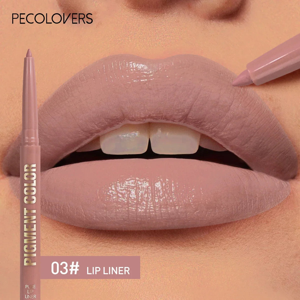 12 color lip enriching lipliner lip moisturizing three-dimensional fitting light thin silky and clear lip liner Zpaxo 03