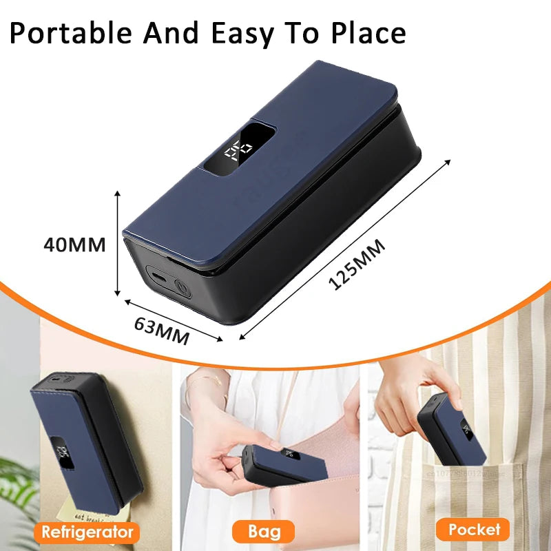 Mini Heat Sealer Plastic Bag Sealing Machine Rechargable Storage