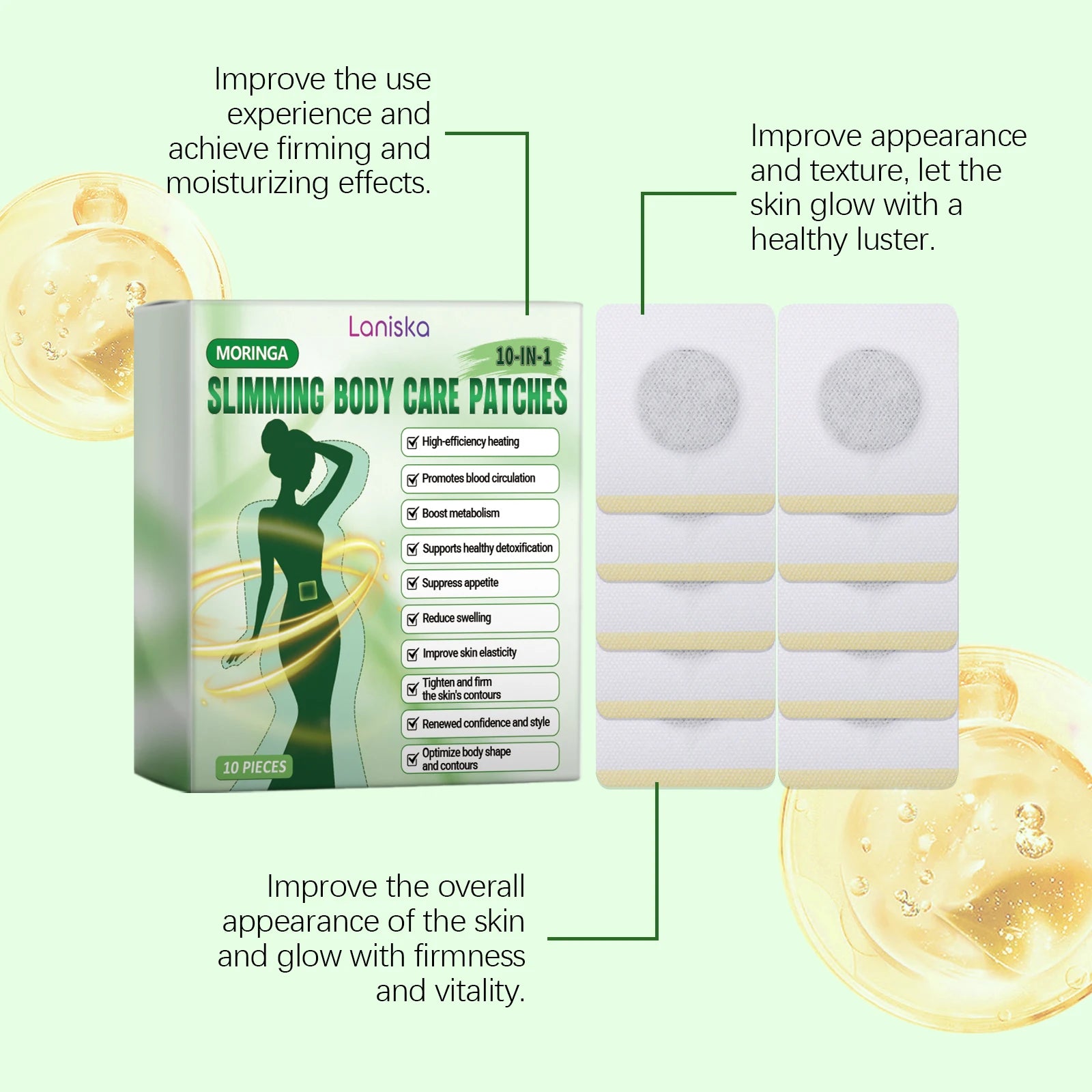 Body Care Patch - Comfortable Lightweight, Skin-Fitting, Daily Body Shaping, Lazy Convenient Wearable Care Patch Zpaxo