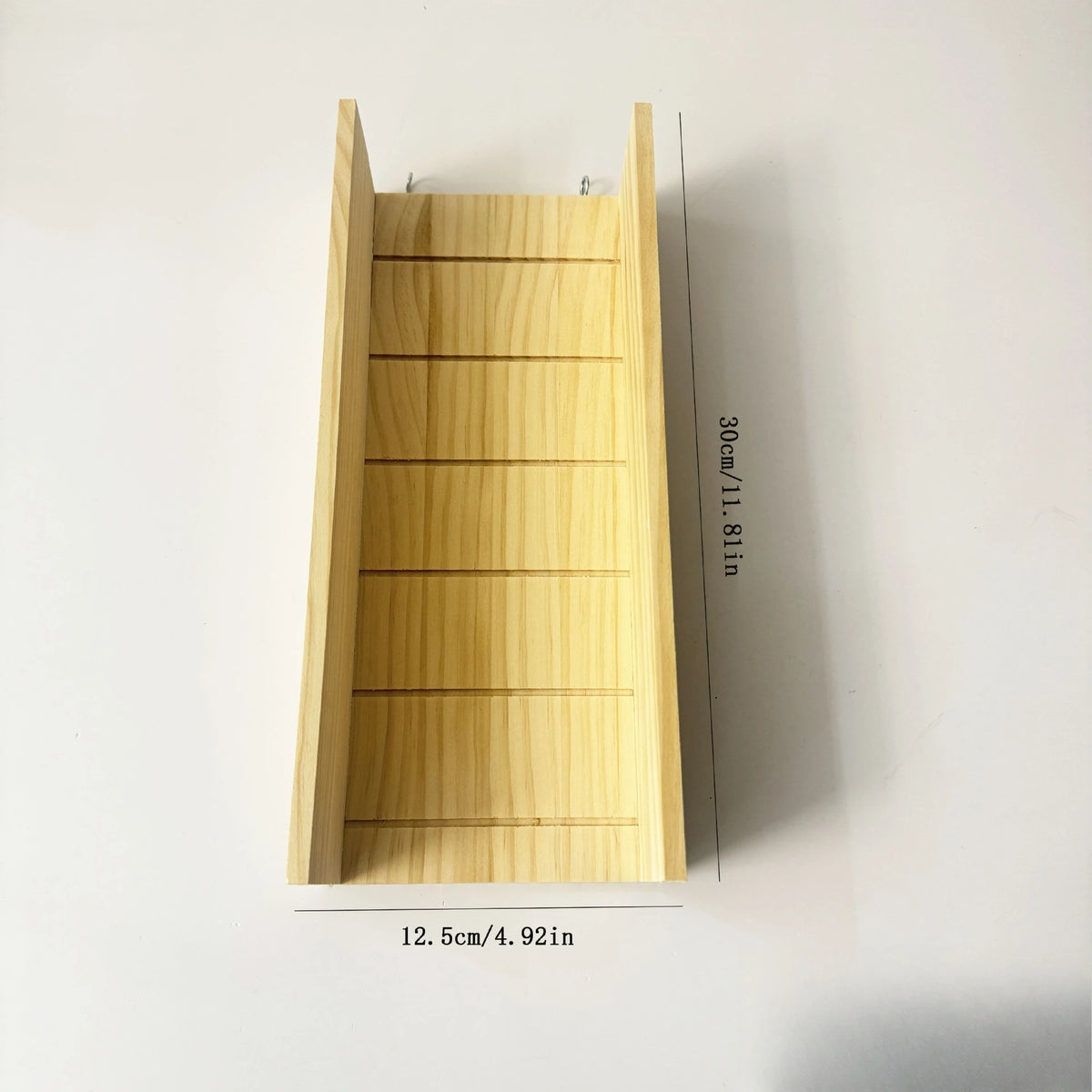 New Wooden Hamster Platform Pet Toy Terrarium Accessory Cross-border Warehouse Golden Hamster Staircase Golden Hamster Slide Zpaxo slide 30cm