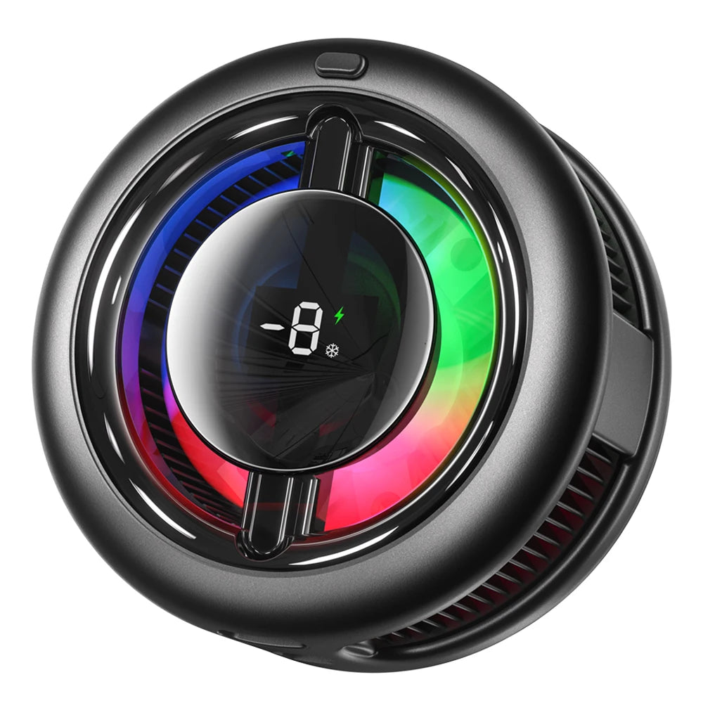 MEMO CX19 Magnetic Phones Cooler 15W Wireless Charger Semiconductor Zpaxo Black