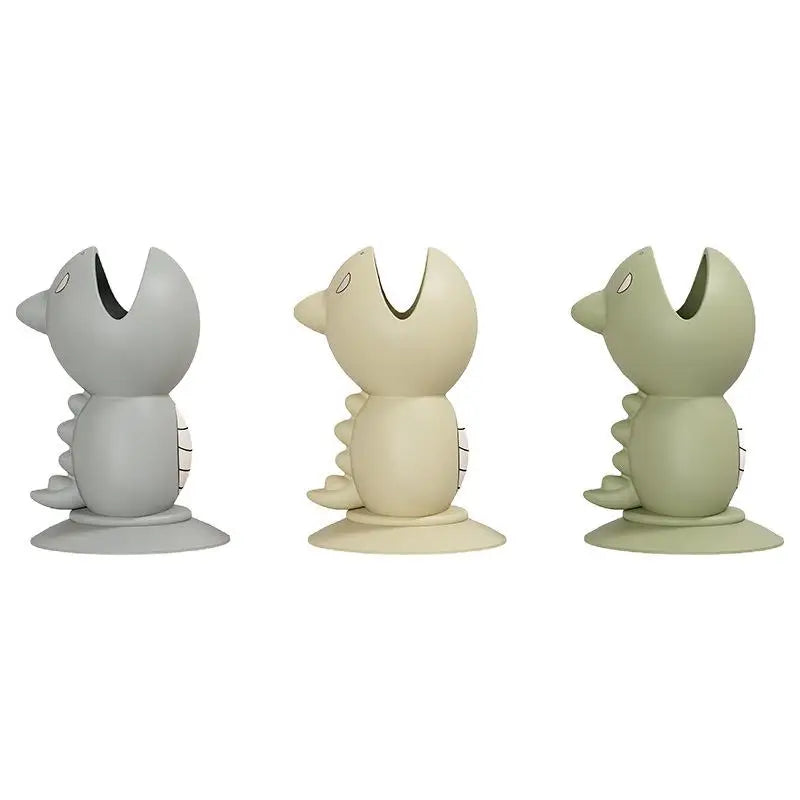 Multifunctional Cartoon Silicone Small Fish Toothbrush Holder Base Zpaxo