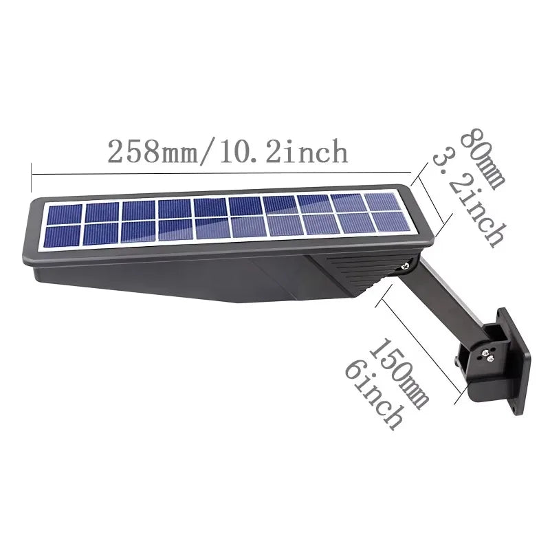 Outdoor Solar Street Lamp Motion Detector Remote Control Lights Zpaxo