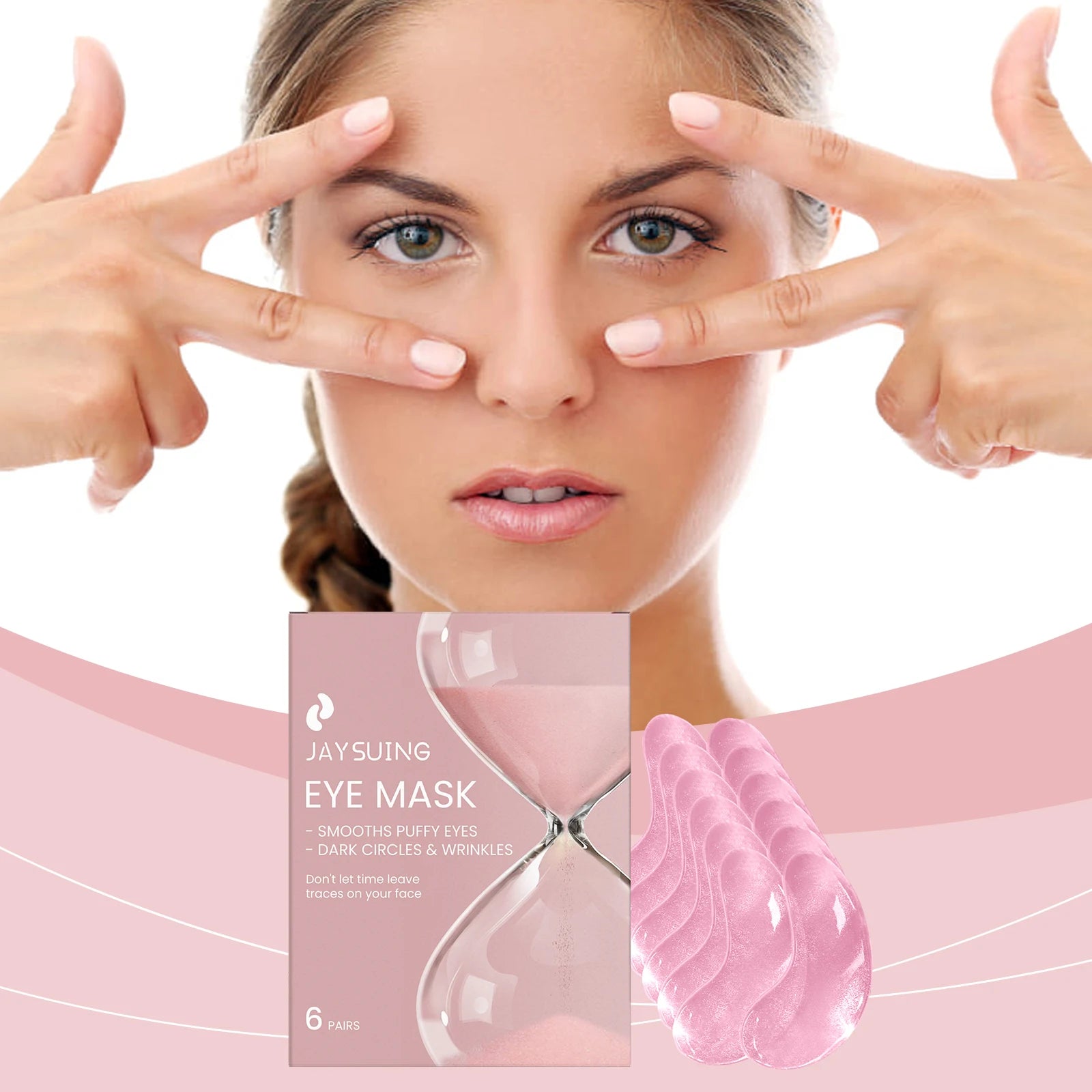 Hyaluronic Acid Eye Masks – Dark Circles & Puffiness (6 Pairs) Eye Mask Patches Zpaxo