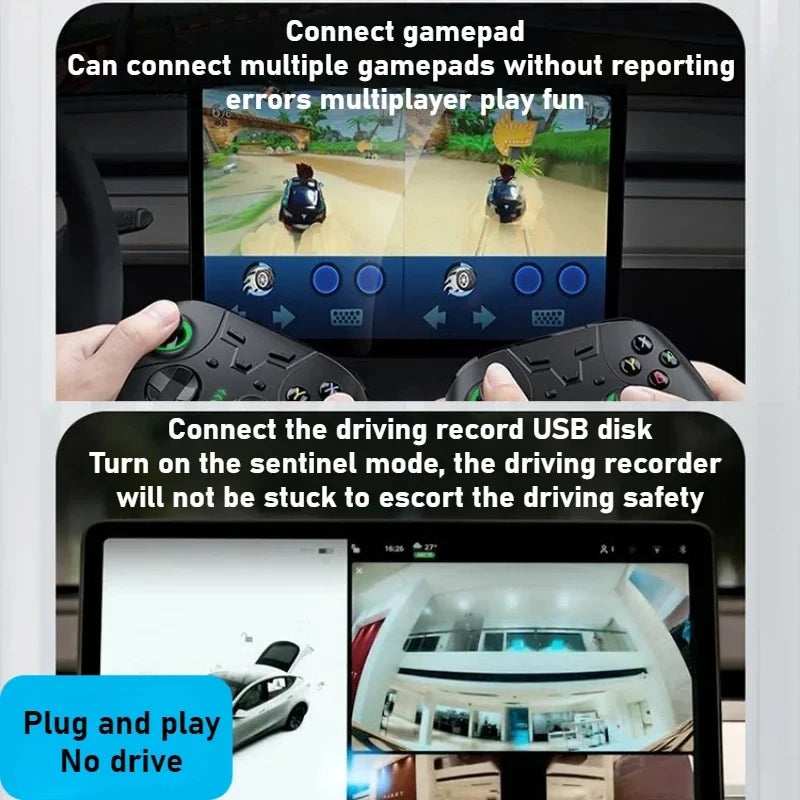 Glove Box Docking Station Tesla Model 3 Y 3+ Juniper USB Hub Ports