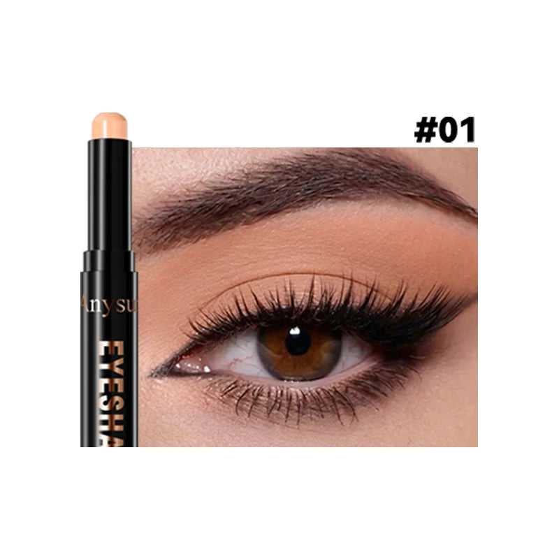 Pearl Metallic Eyeshadow Stick Sparkle Highlight One-swipe Lazy Eye