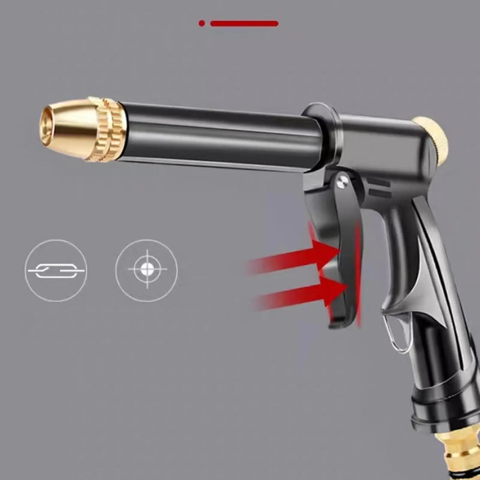 Portable Pressure Washer 5 Adapters 360 Rotating 4 Spray Patterns