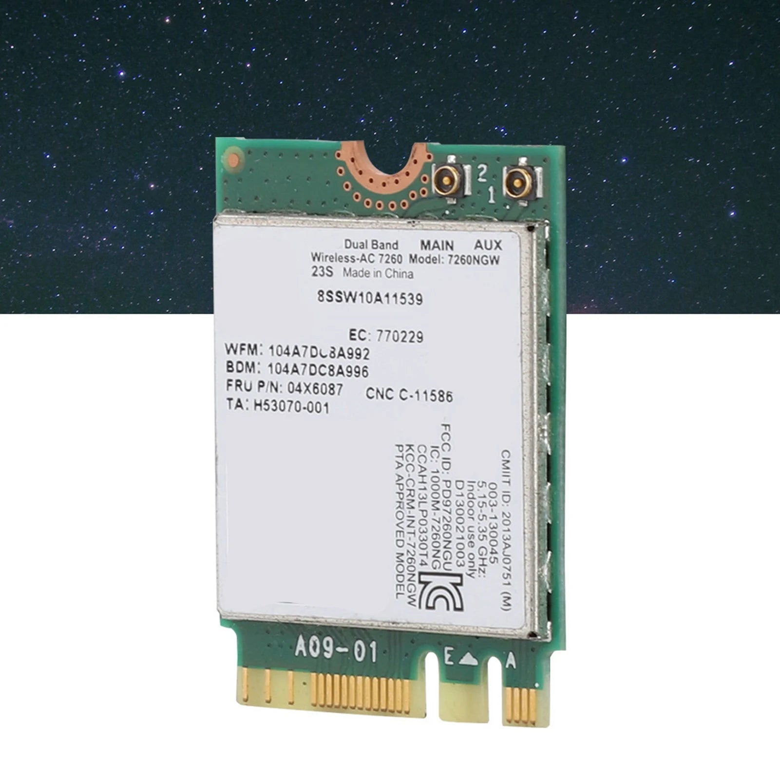 Dual Frequency Wireless Network Card For Intel 7260AC 7260NGW Dual band Wireless Network Card for Lenovo IBM Thinkpad FRU04X6087 Zpaxo