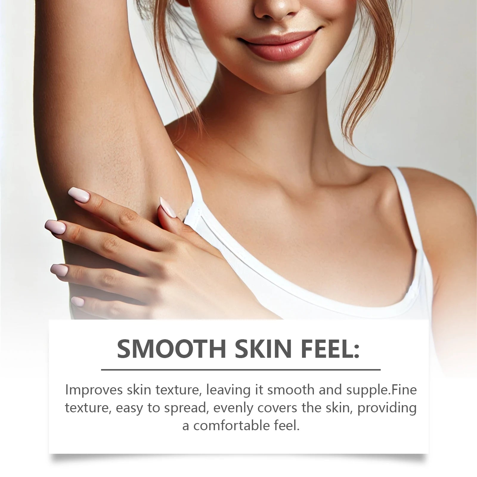 Hair Removal Cream for Women Body Hair Remover for Legs Arms Bikini Line Smooth Skin Moisturizing Shea Butter Gentle Sensitive Zpaxo