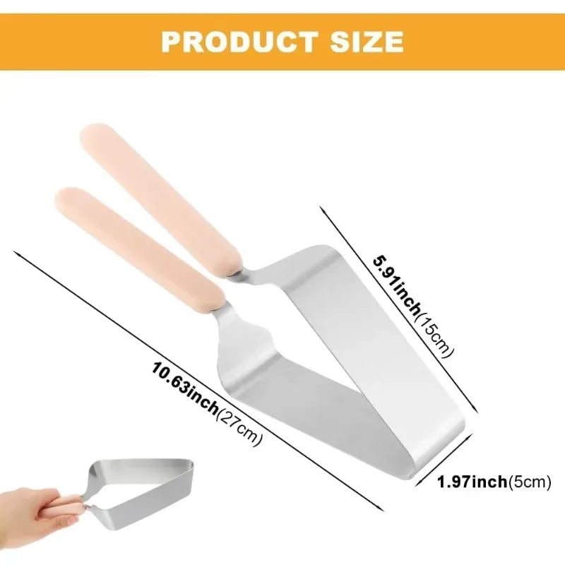 Triangular Stainless Steel Cake Slicer & Cutter Tool