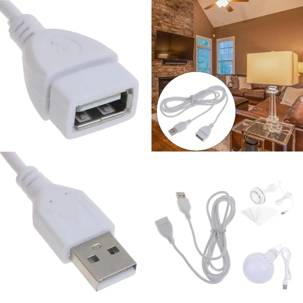 652F 1 5M USB Cable Extension Charging Fan LED Lamp Zpaxo China Mainland