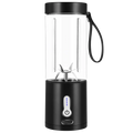 530ML Powerful Portable Blender for Smoothies Shakes USB Rechargeable Food Processor Fruit Mixer Machine Mini Juicer Blender Cup Zpaxo 200412-black