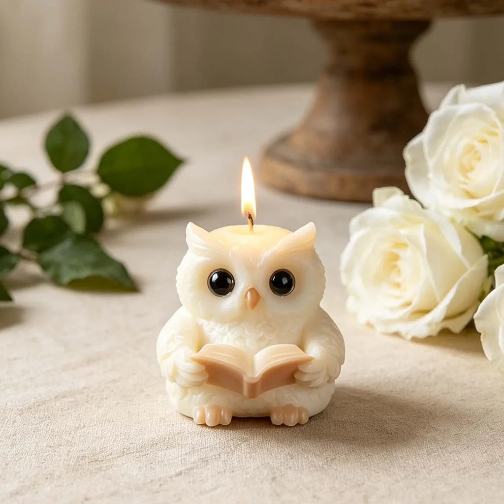 3D Owl Silicone Mold – Candle, Soap, Resin & Plaster DIY Craft