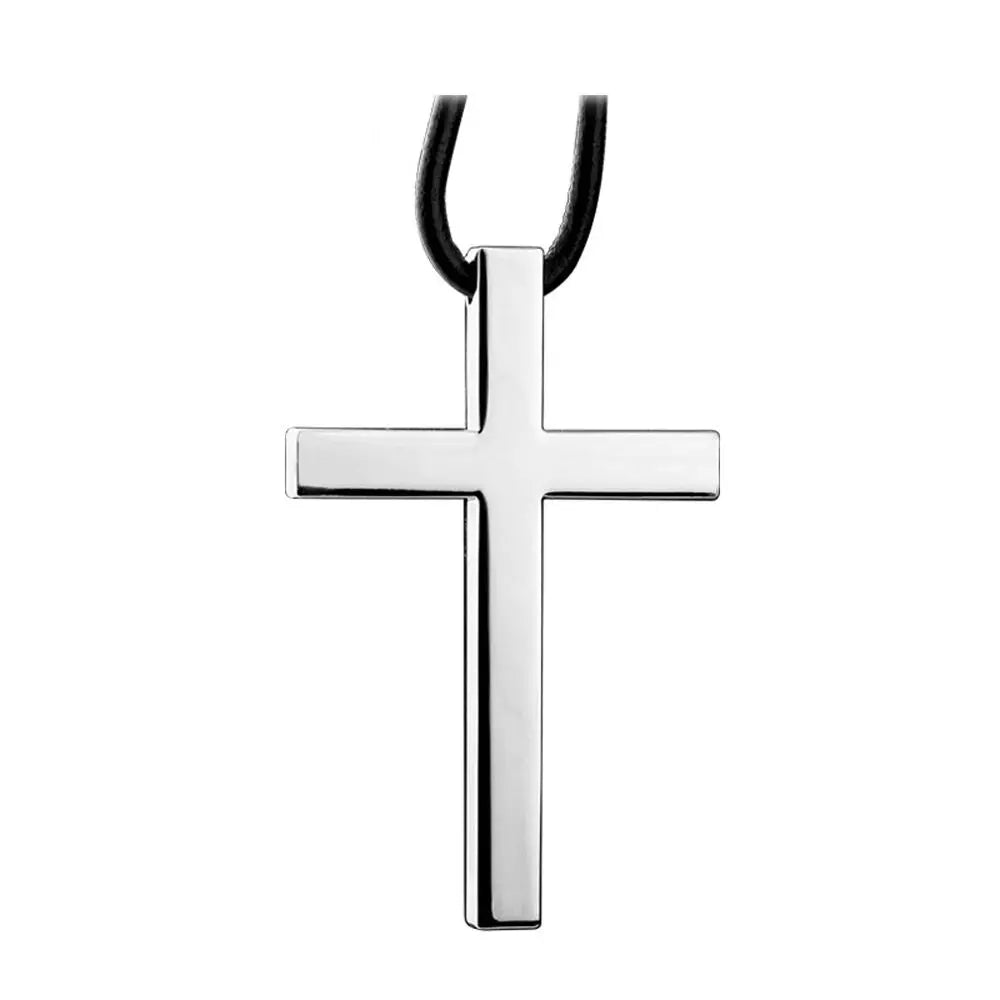 Accessories Hanging Pendant Car Styling Rearview Mirror Metal Cross Zpaxo silver