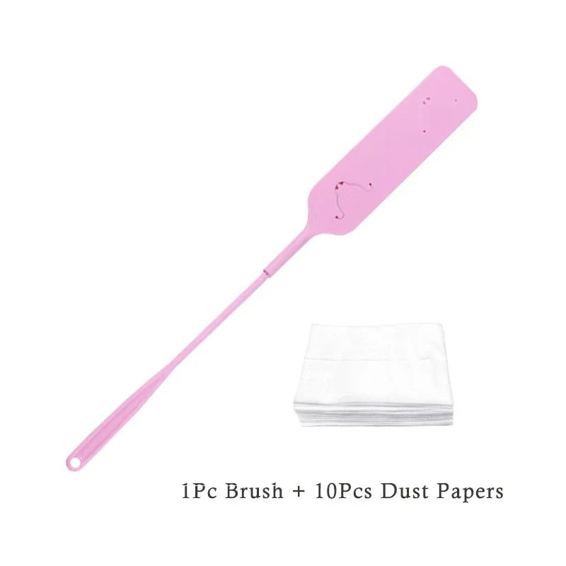 Cleaning Brush Detachable Duster Portable Gap Cleaning Non-woven Dust Cleaner Household Furniture Under Bed Sofa Dust Remover Zpaxo Pink