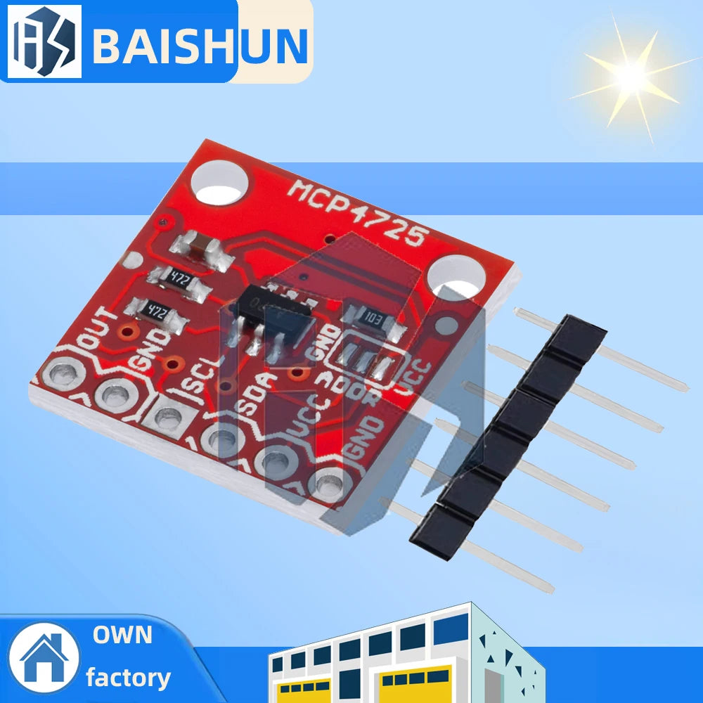 MCP4725 I2C DAC Breakout module board CJMCU-MCP4725 for arduino Zpaxo MCP4725 10PCS