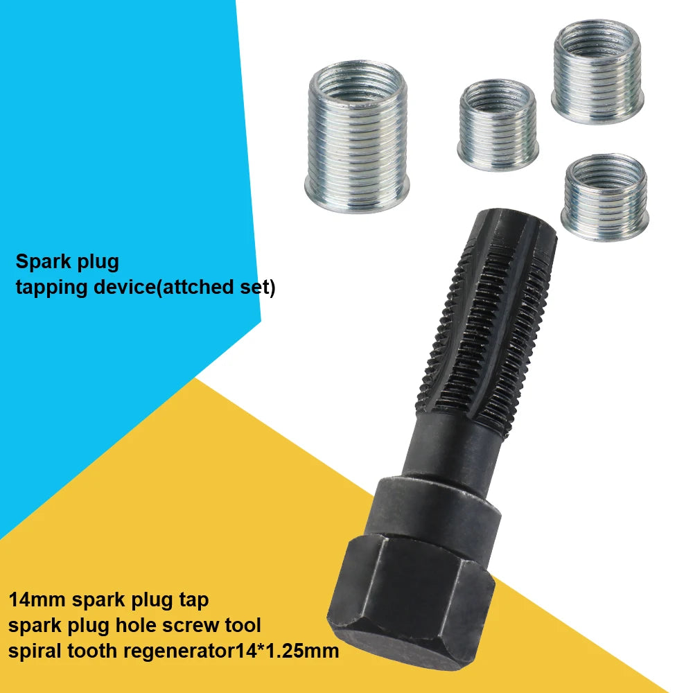 Thread Repair Tool Spark Plug Rethreader Car Cylinder Accessories M14