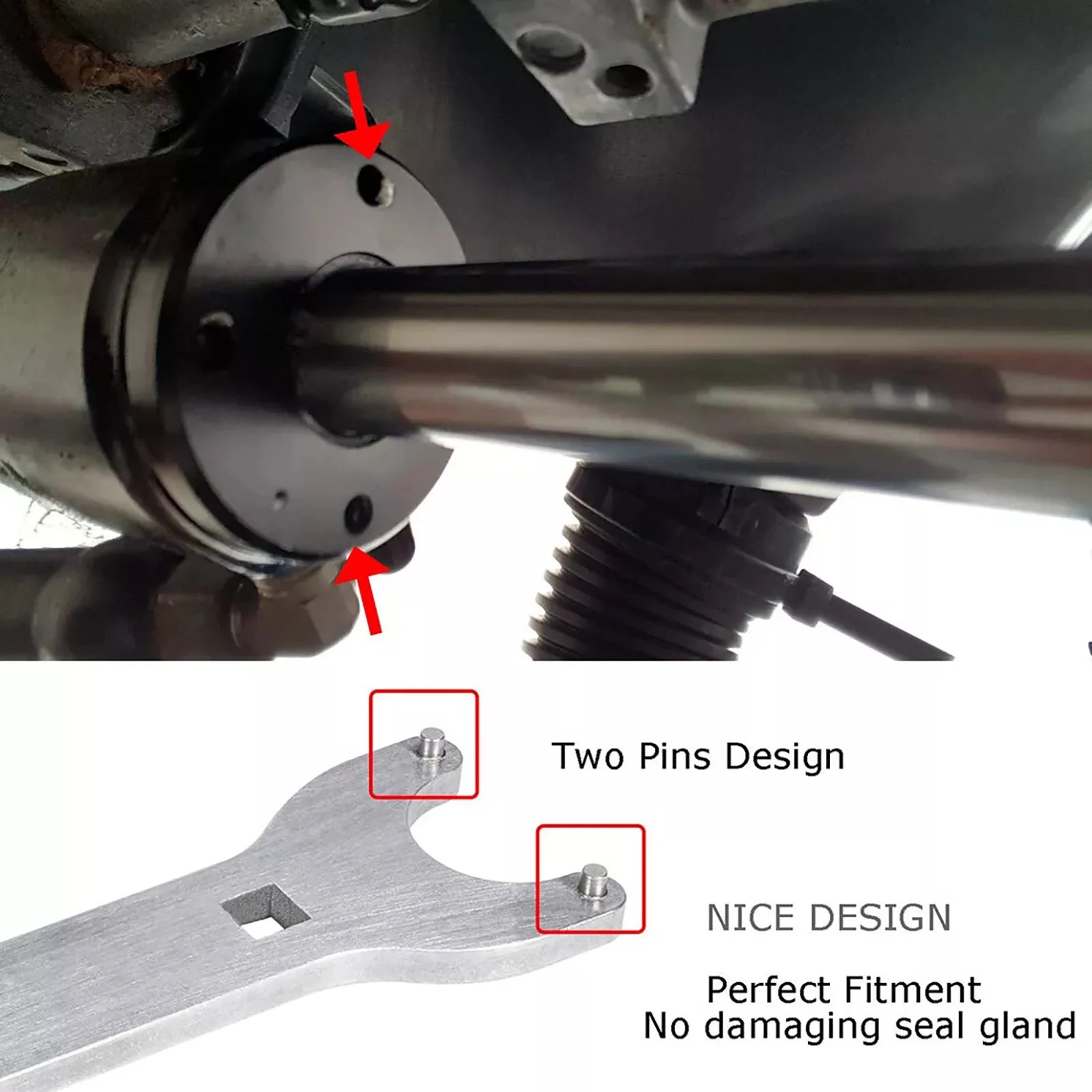 HS5157 Front Mount Hydraulic Steering Cylinder Seal Seastar HC5340