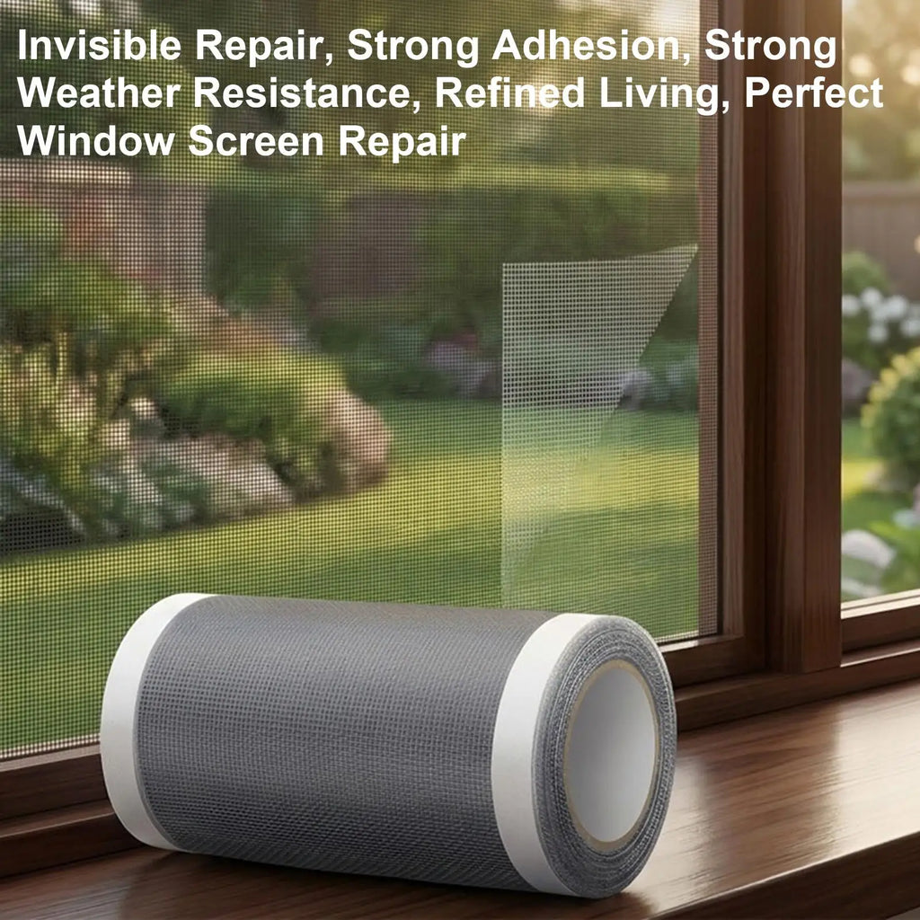 Screen Repair Tape Self Adhesive Fiberglass Mesh Window Door Fix
