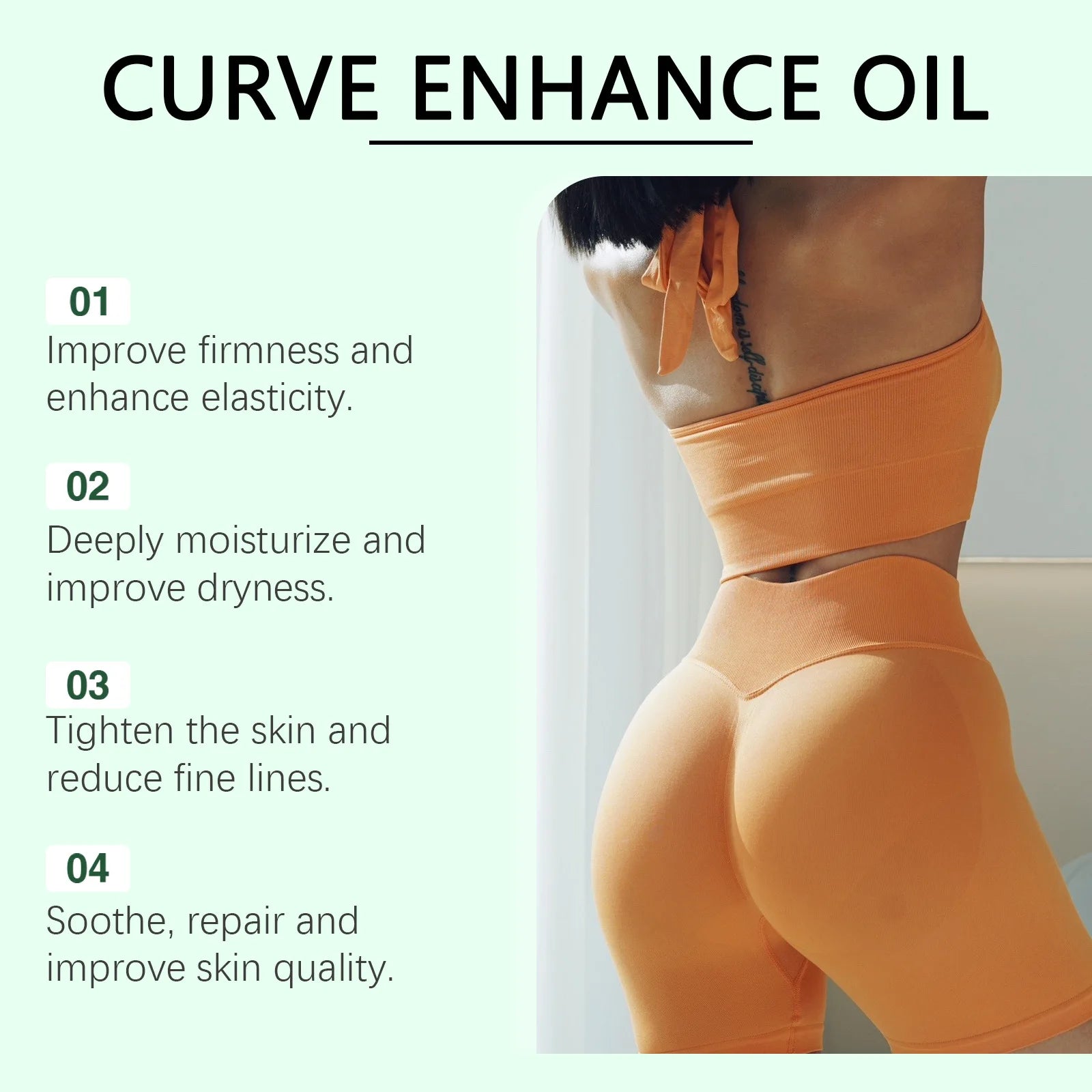 Hip Firm Enlarge Essence Oil Plump Sexy High Buttock Big Ass Moisturize Soft Improve Sag Flat Enhance Hip Elasticity Essence Oil Zpaxo