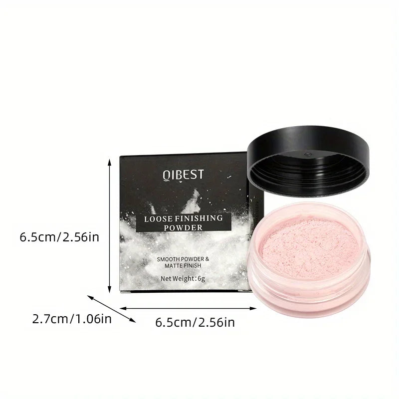Matte oil control loose powder delicate not stuck powder matte oil control makeup setting Zpaxo