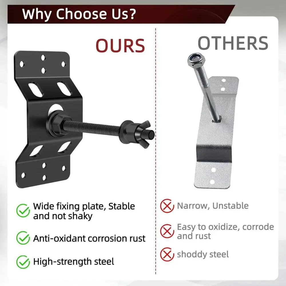 Heavy Duty Enclosed Trailer Tire Bracket Easy Installation Upgraded Zpaxo