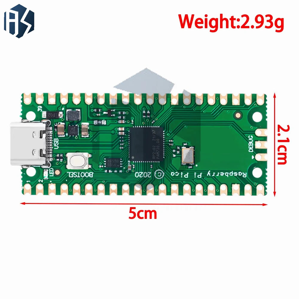 High-performance Raspberry Pi Pico RP2040 Microcontroller Board Zpaxo