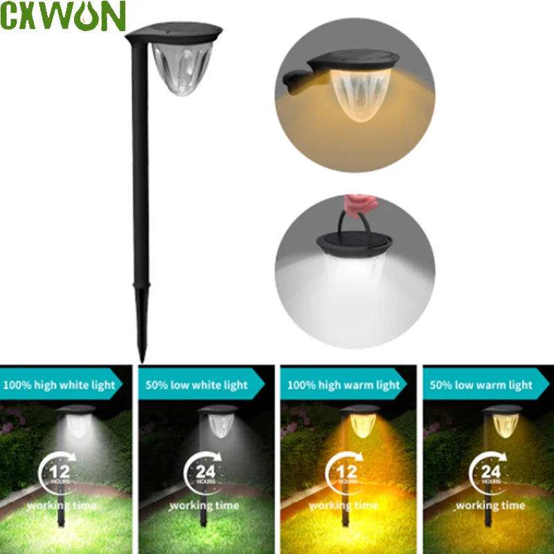 Solar Lights Outdoor Waterproof Garden 1 Powered LED Lamp Decorative Zpaxo