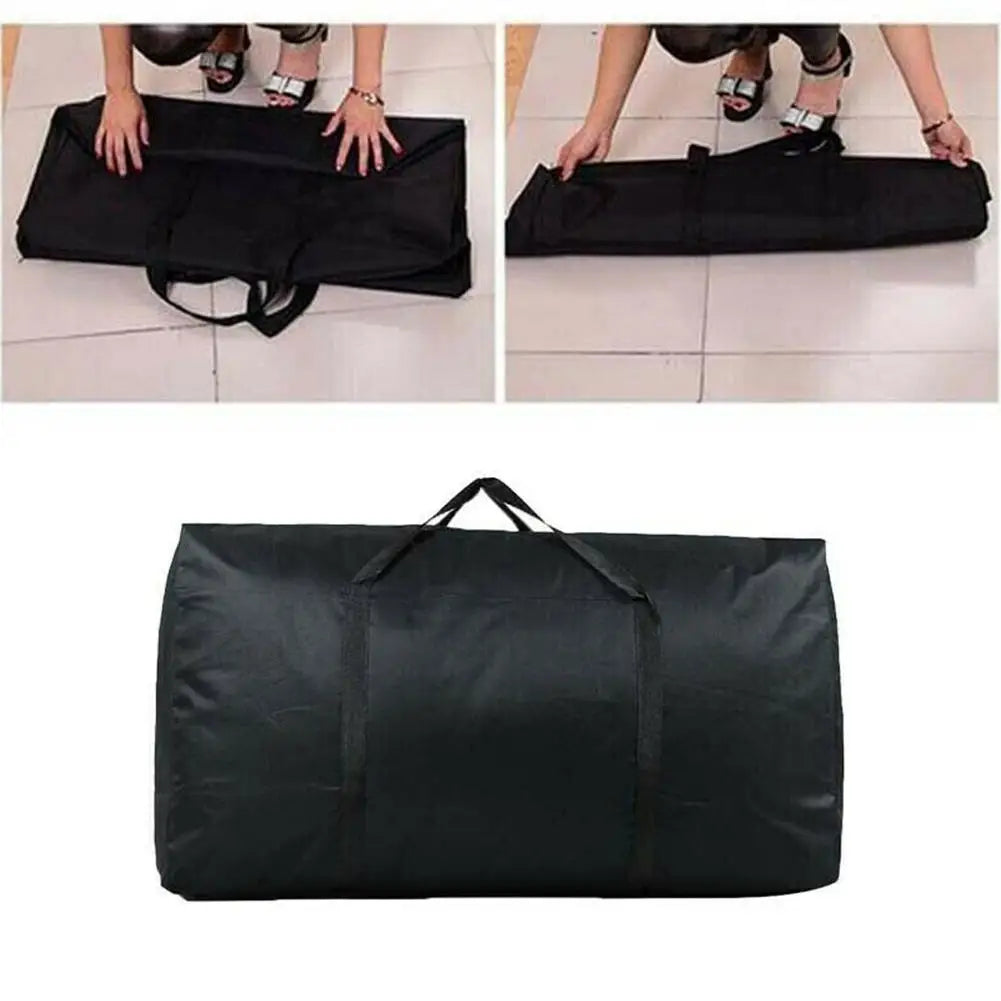 Unisex Large Waterproof Luggage Travel Clothes Storage Bags Zipper Oxford Bag Foldable Portable 80*48*25cm Home Storage Bags Zpaxo