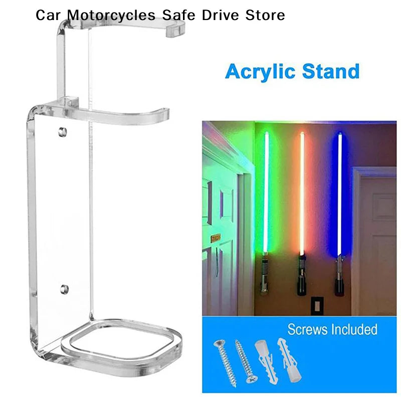 Acrylic Lightsaber Wall Mount Stand Light Saber Display Holder