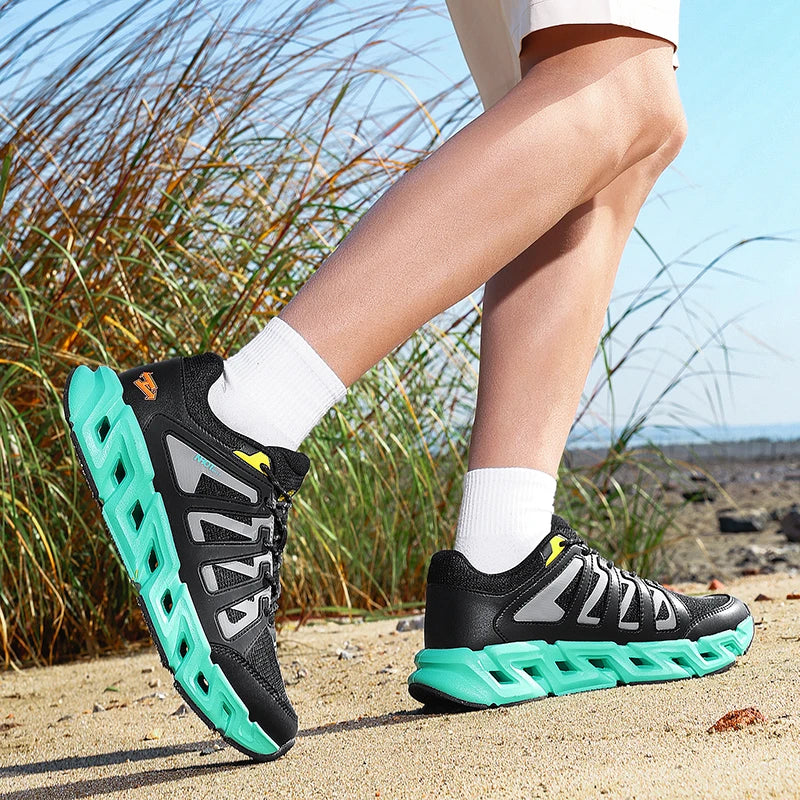 Men's Casual Sneakers Luxury Trainer Shoes Breathable Race Running