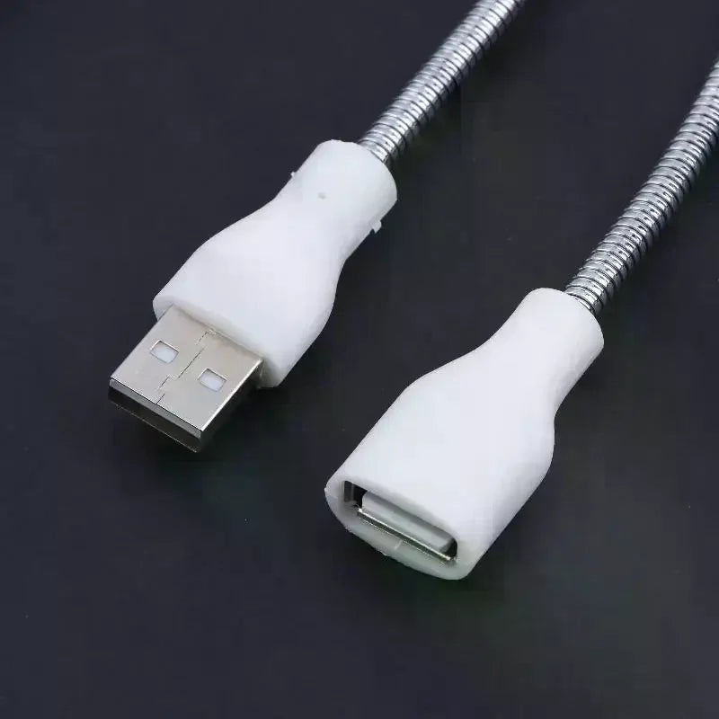 Flexible Metal USB Power Cable – LED Light & Fan Adapter USB Power Cable Zpaxo