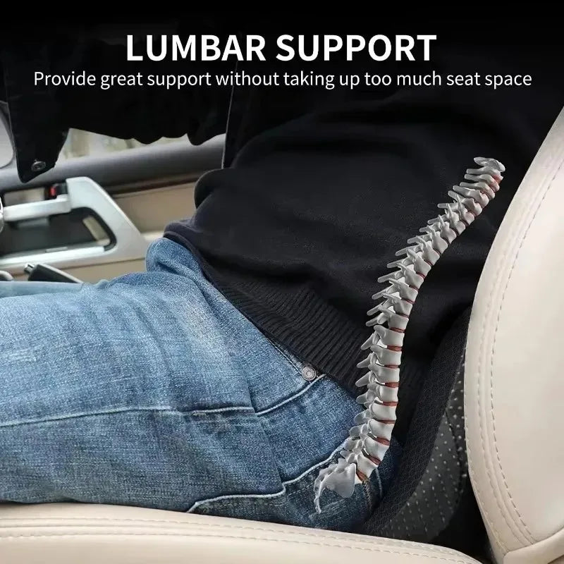 2-in-1 Memory Foam Car Seat Cushion – Ergonomic Driver Pad